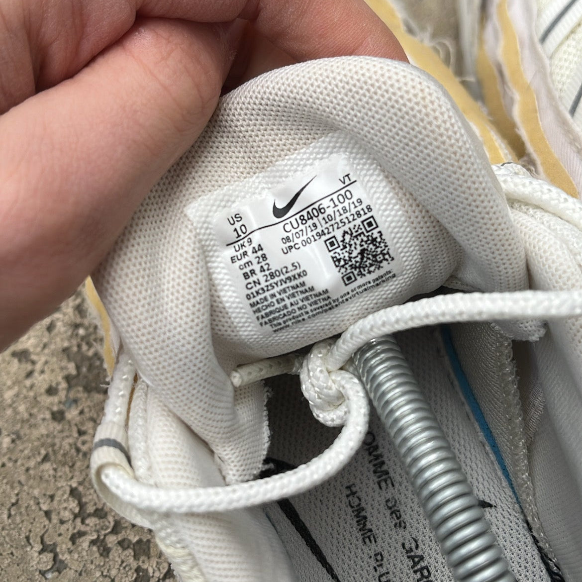 Air Max 95 CDG White - EU44 / US10 / UK9