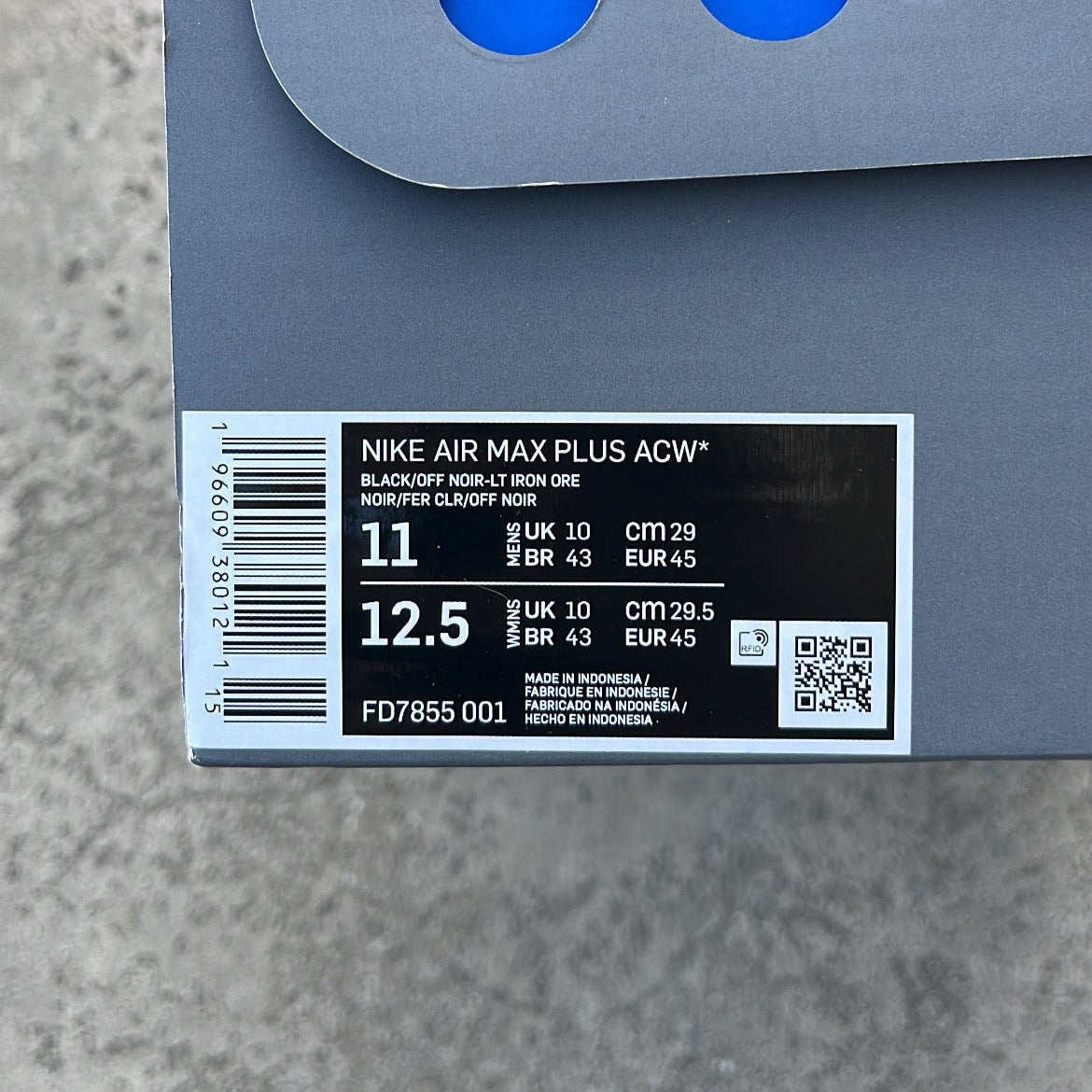 TN A Cold Wall Black - EU45 / US11 / UK10