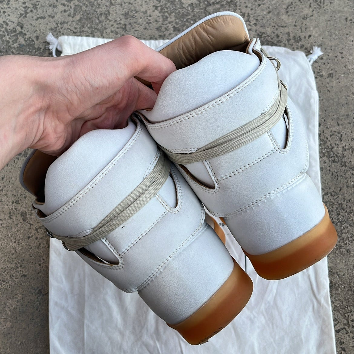Maison Margiela x H&M High-Top White - EU43 / US10 / UK9