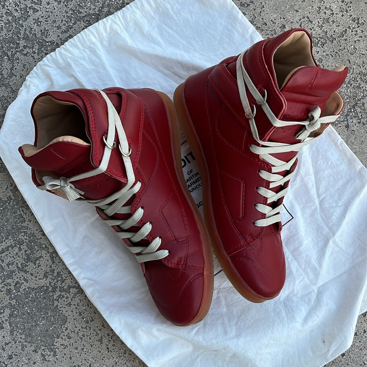 Maison Margiela x H&M High-Top Red - EU41 / US8 / UK7