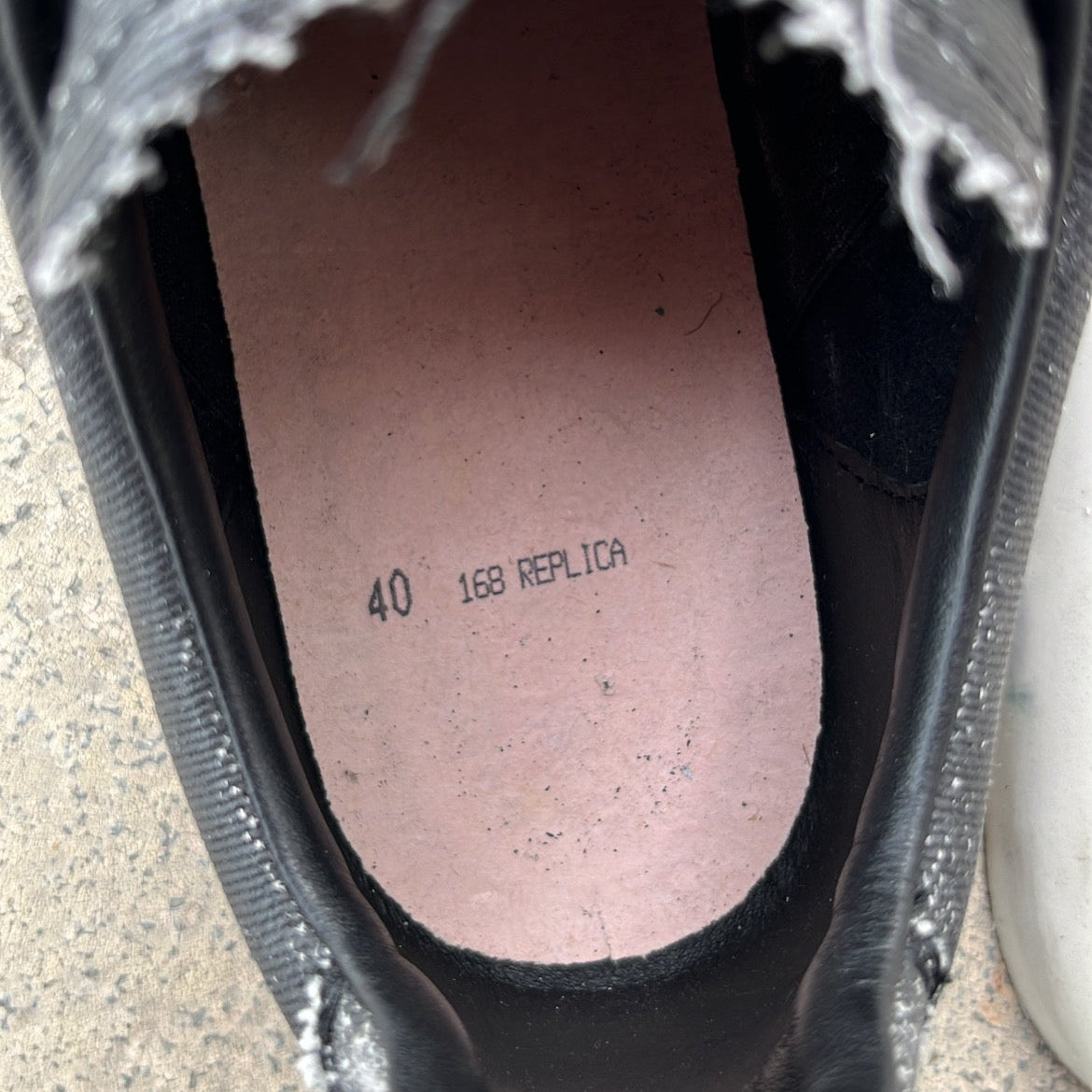 Maison Margiela GAT Paint Splatter Black - EU40 / US7 / UK6