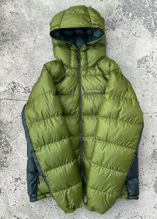 Montbell Alpine Light Down Puffer Kaki Shiny - L