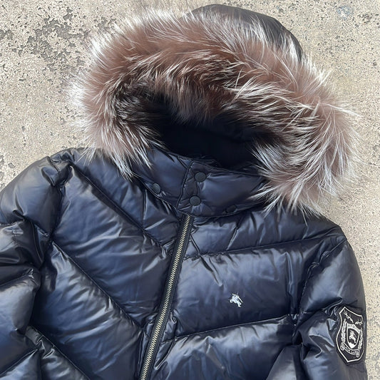 Burberry Black Label Glossy Black Jacket - M - 10th Years Anniversary