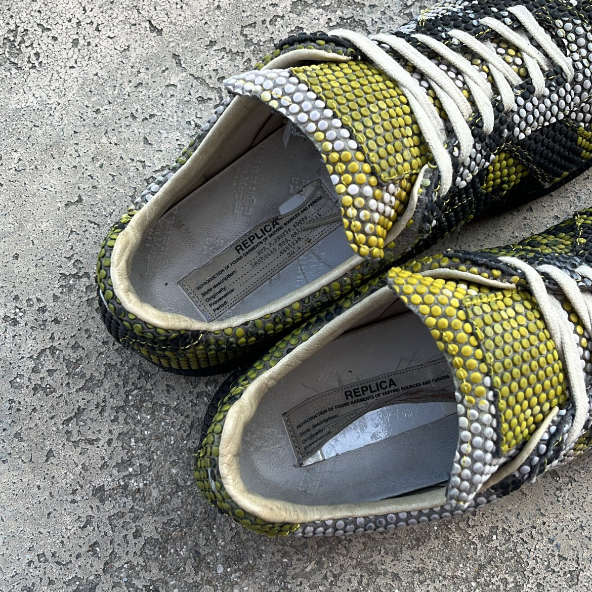 Maison Margiela GAT Polka Dot Python - EU43 / US9.5 / UK8.5