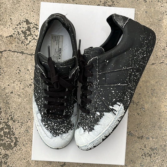 Maison Margiela GAT Paint Splatter Black - EU40 / US7 / UK6