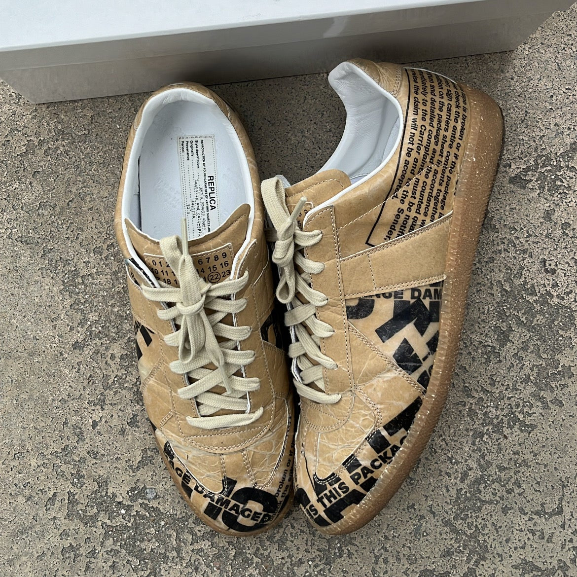 Maison Margiela GAT Newspaper Taped - EU43 / US9.5 / UK8.5
