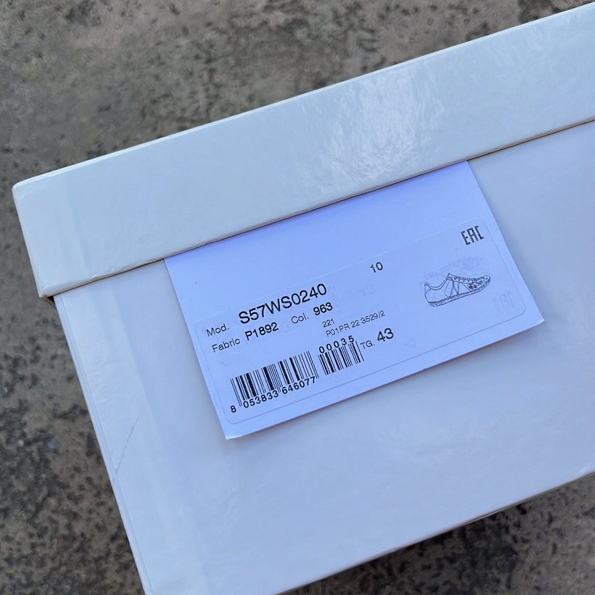 Maison Margiela GAT Paint Splatter Black - EU43 / US9.5 / UK8.5