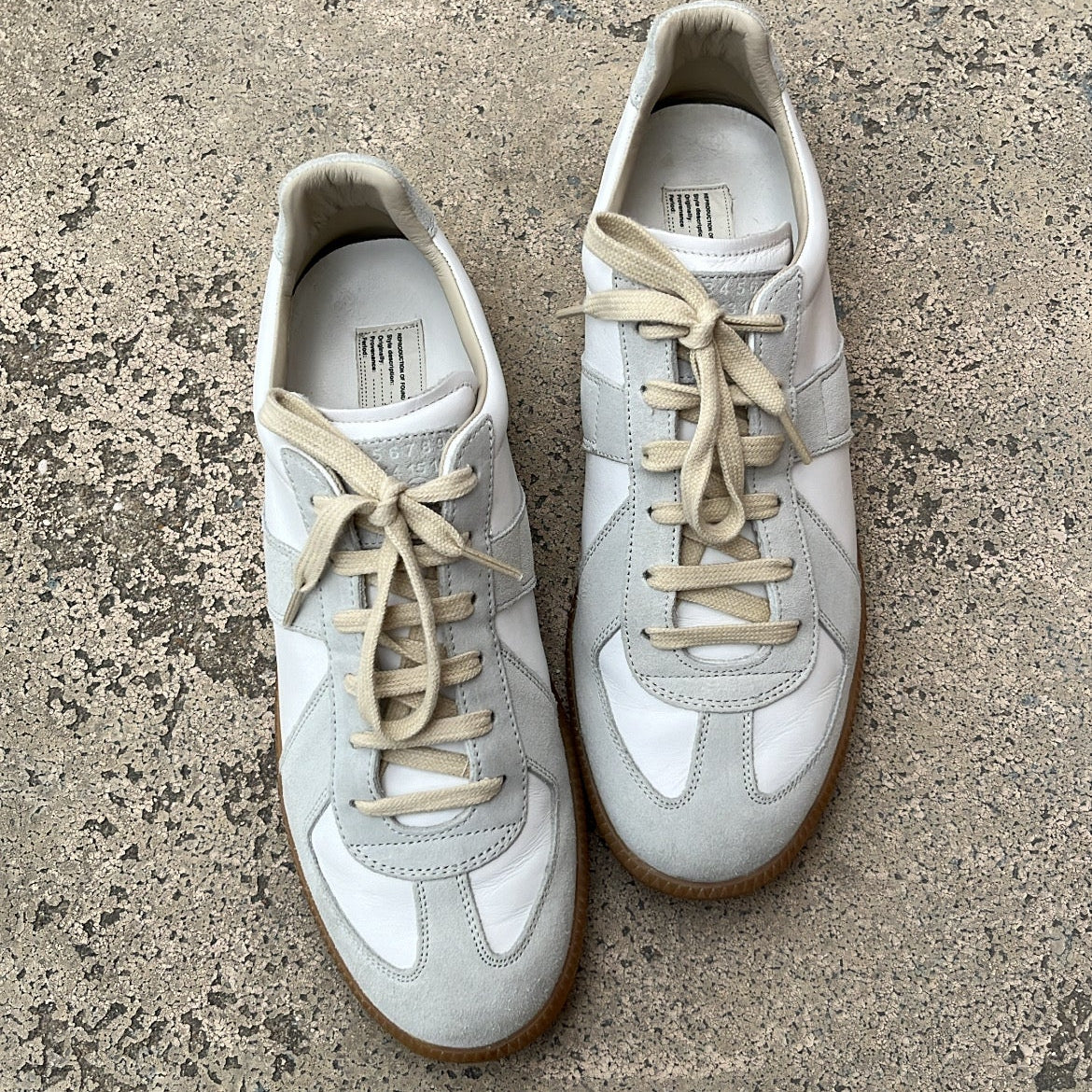 Maison Margiela GAT White Grey - EU42 / US8.5 / UK7.5