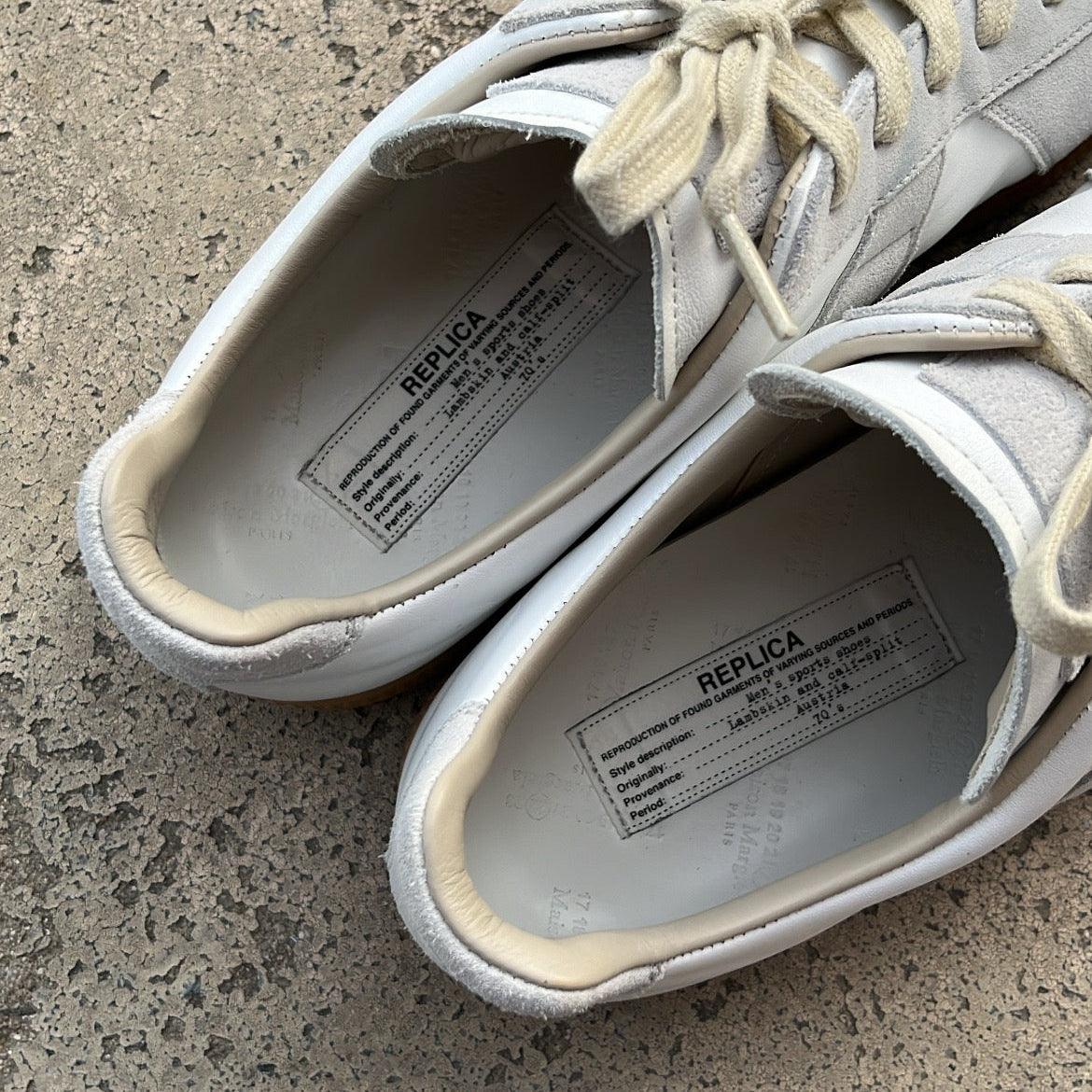 Maison Margiela GAT White Grey - EU44 / US10 / UK9