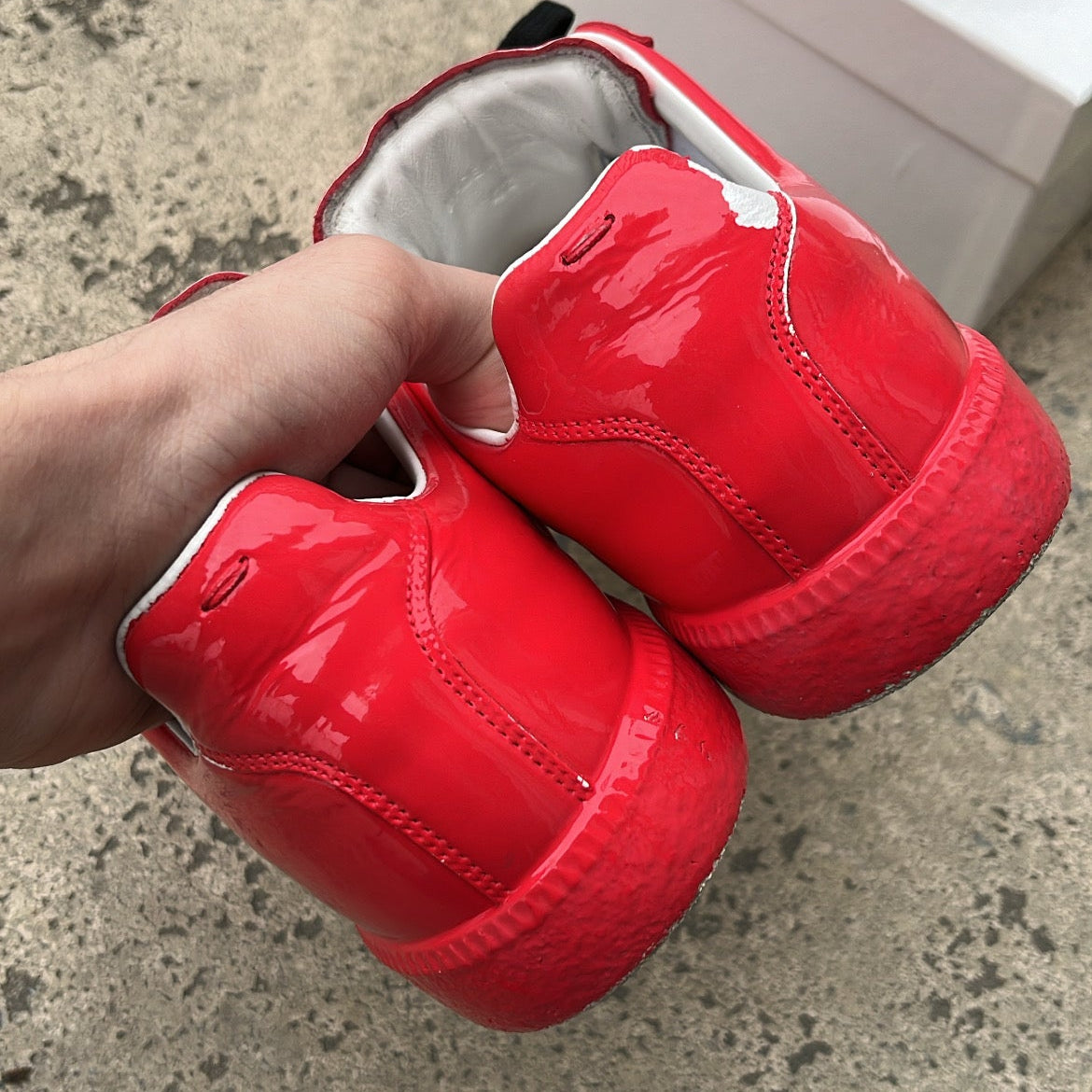 Maison Margiela GAT Red Patent - EU42 / US8.5 / UK7.5