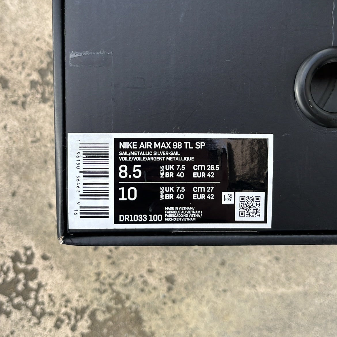 Air Max 98TL Supreme White - EU42 / US8.5 / UK7.5