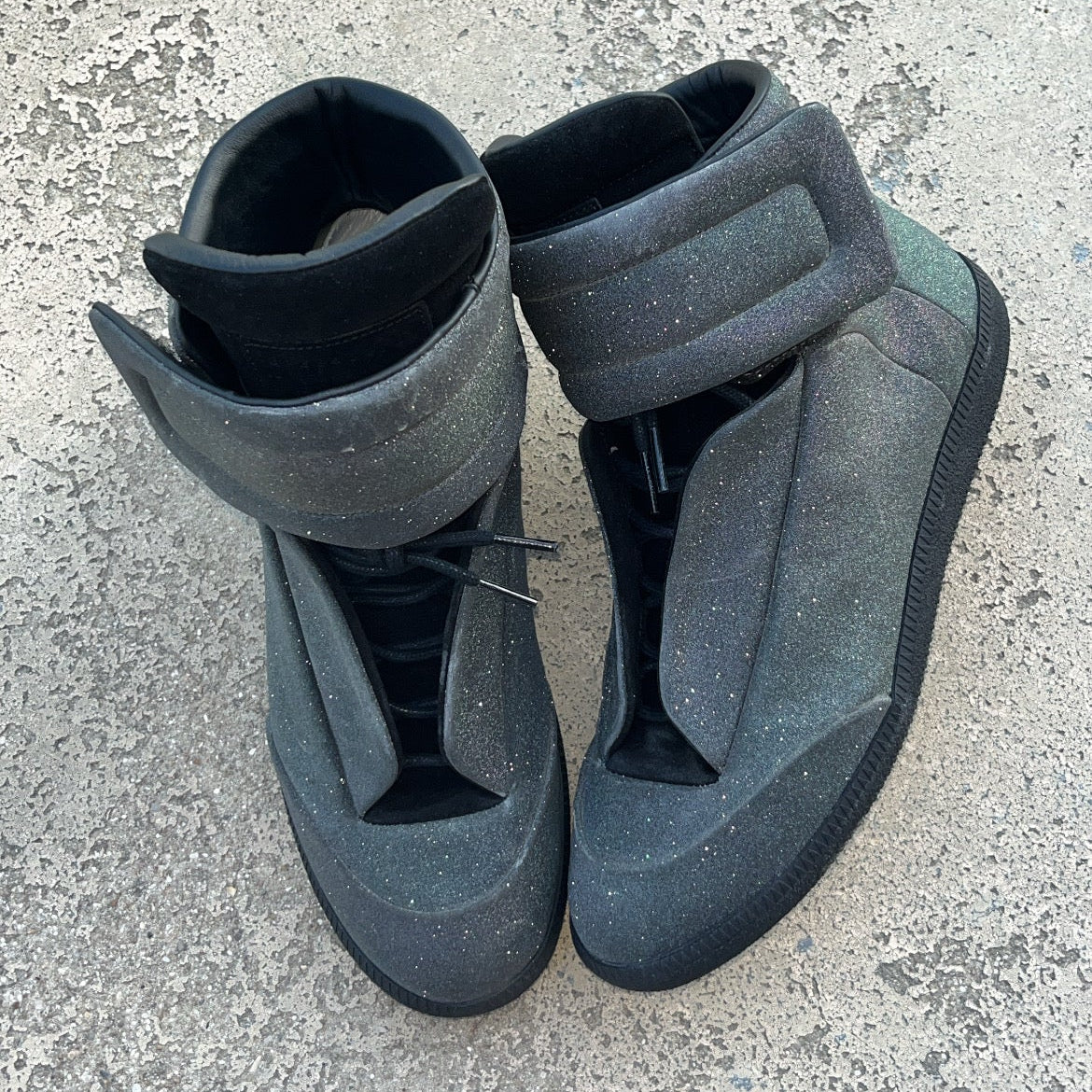 Maison Margiela Future Black Glitter - EU43 / US9.5 / UK8.5