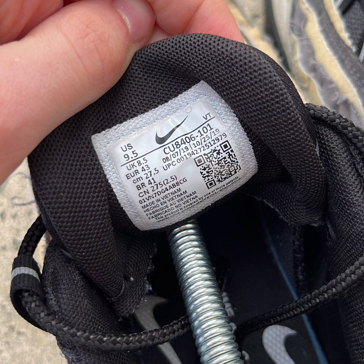 Air Max 95 CDG Grey - EU43 / US9.5 / UK8.5