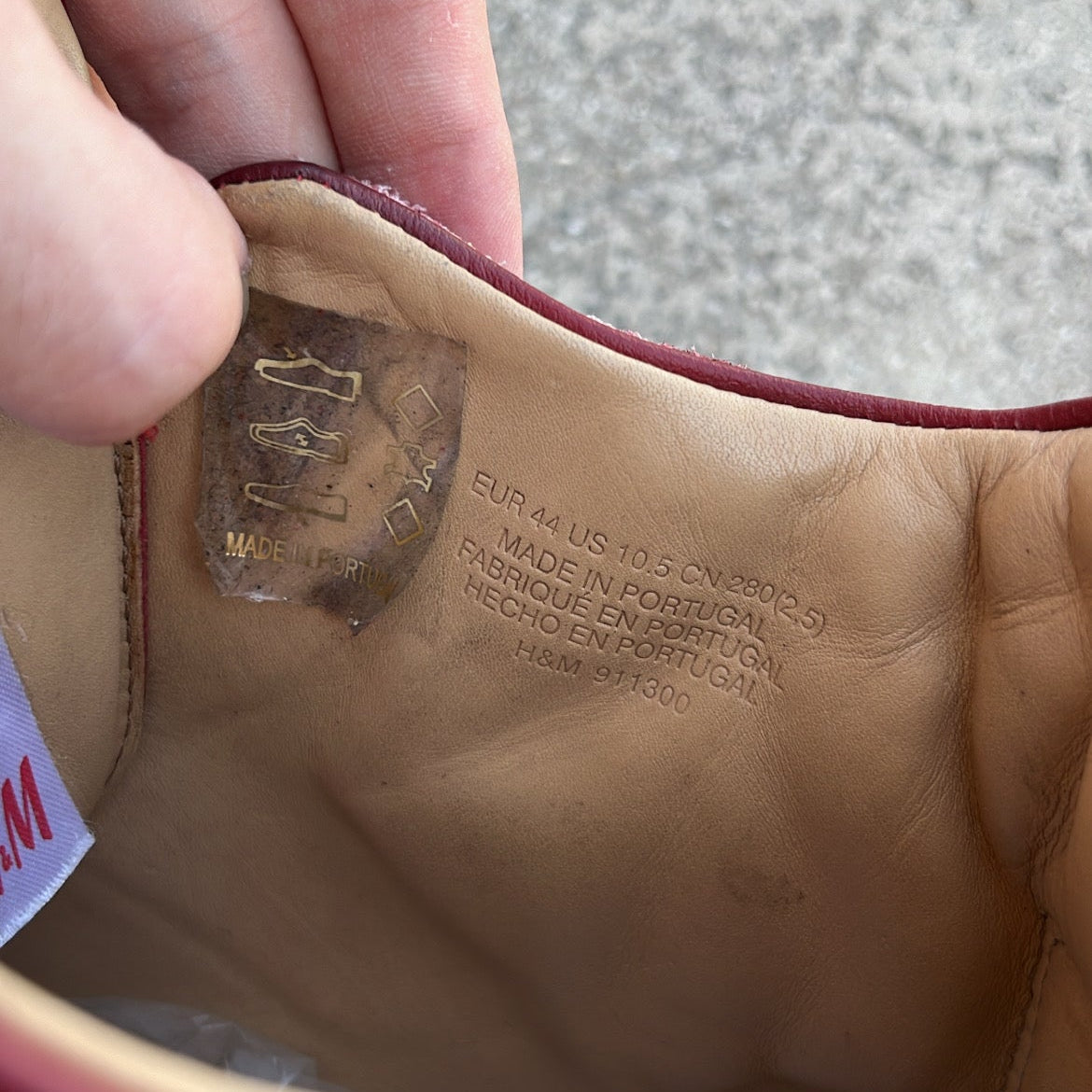 Maison Margiela x H&M High-Top Red - EU44 / US10.5 / UK9.5
