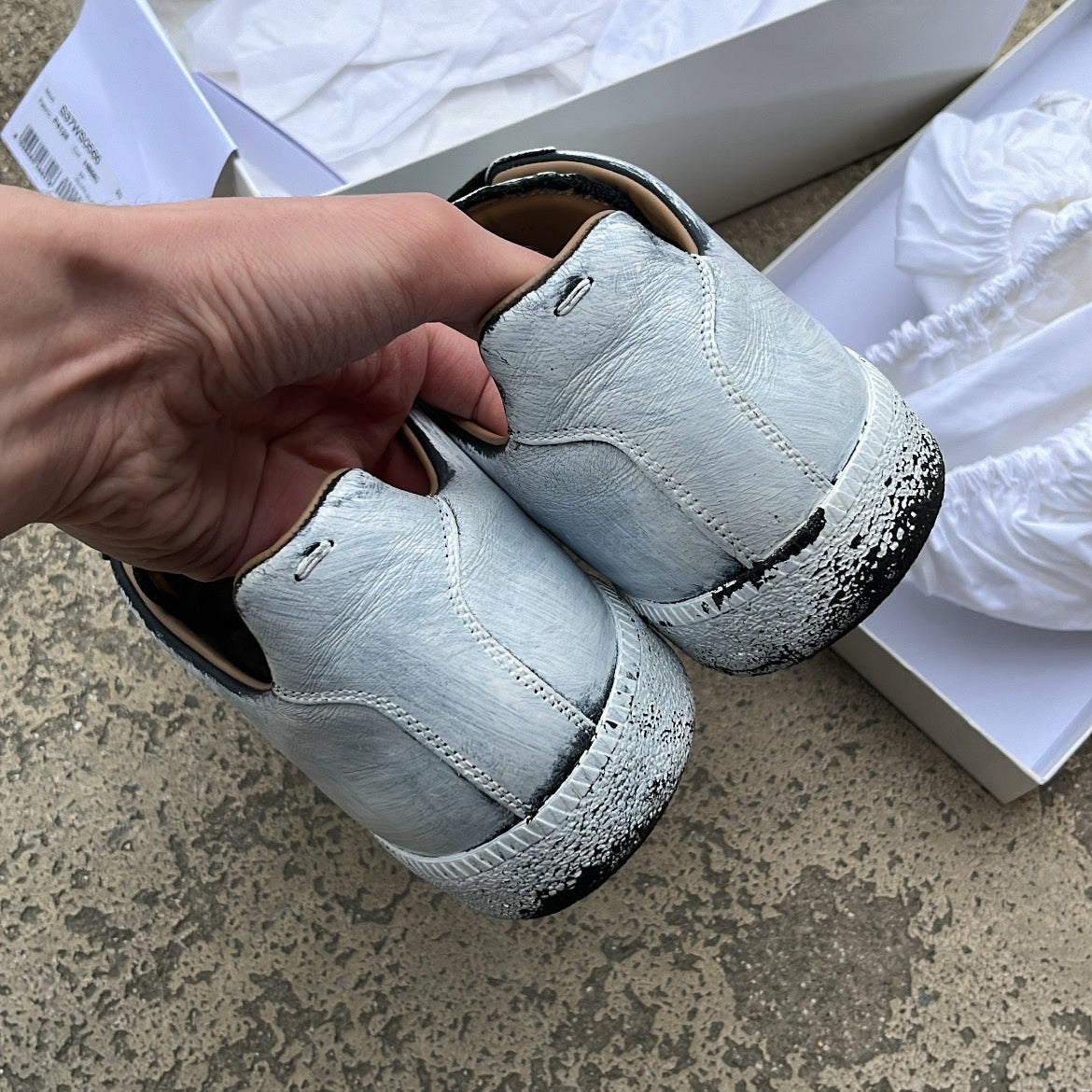 Maison Margiela GAT Bianchetto White - EU45.5 / US11.5 / UK10.5