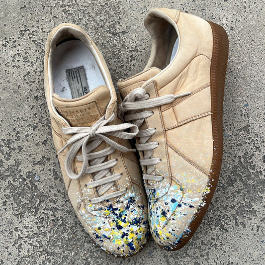 Maison Margiela GAT Paint Splatter Beige - EU43 / US9.5 / UK8.5