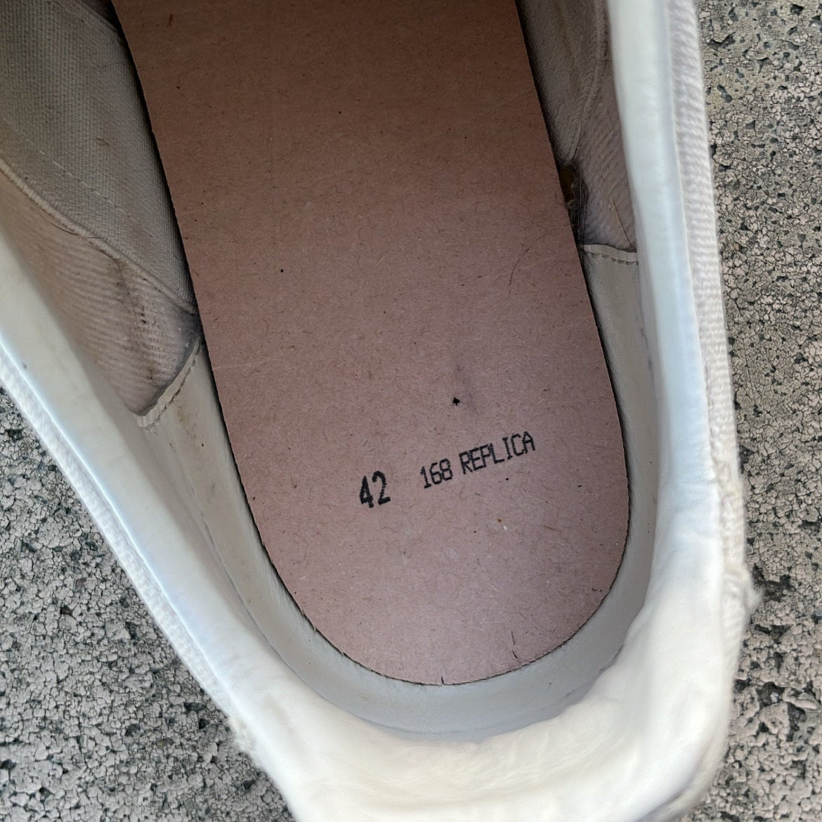 Maison Margiela GAT Paint Splatter Oil Blue - EU42 / US8.5 / UK7.5