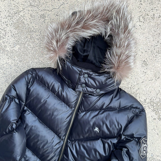 Burberry Black Label Glossy Black Jacket - L - 10th Years Anniversary