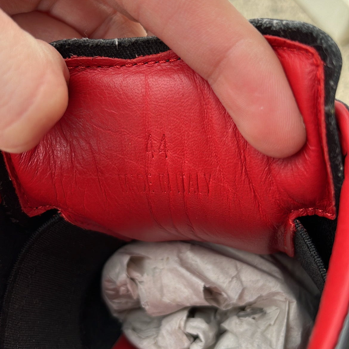 Maison Margiela GAT Black Patent - EU44 / US10 / UK9