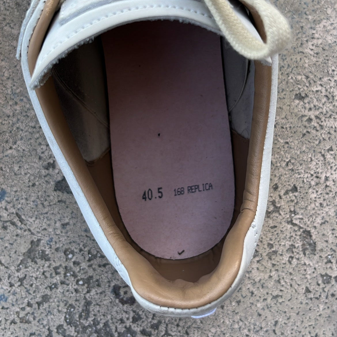 Maison Margiela GAT Paint Splatter White - EU40.5 / US7.5 / UK6.5
