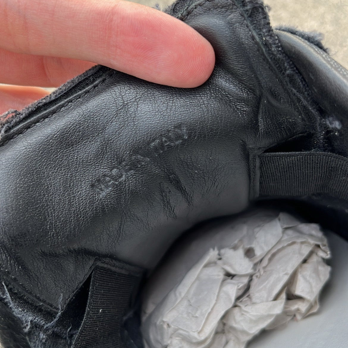 Maison Margiela GAT Distressed Canvas Black - EU45 / US11 / UK10