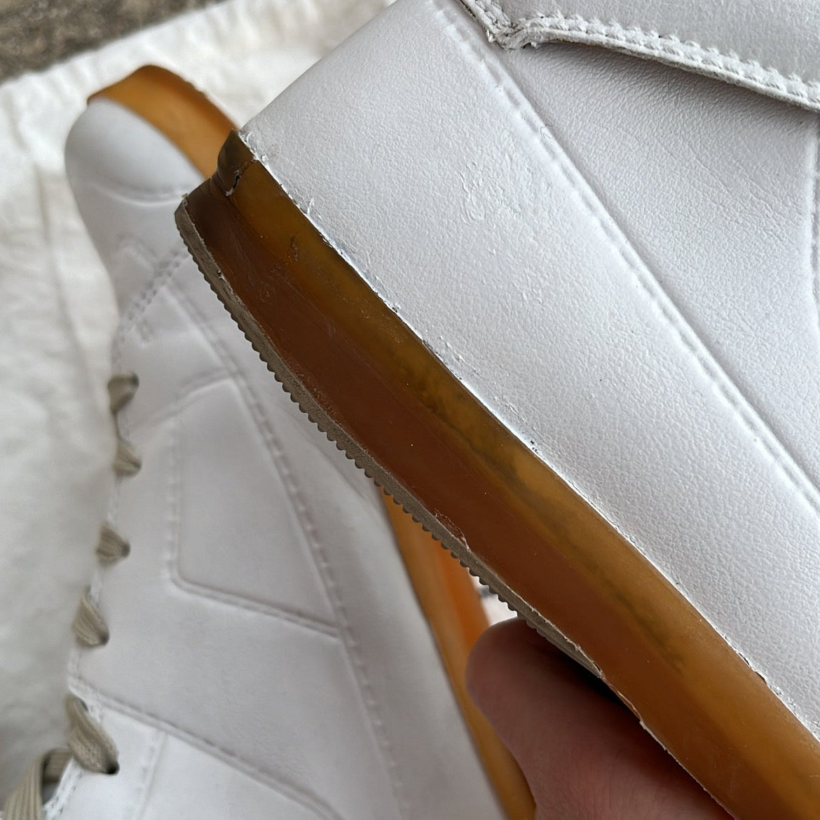 Maison Margiela x H&M High-Top White - EU45 / US11 / UK10