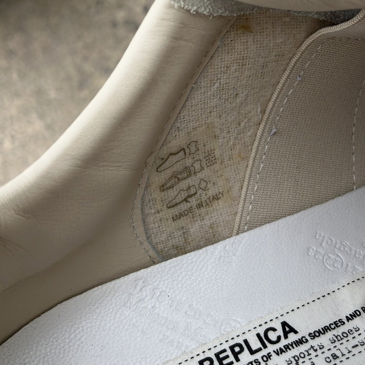 Maison Margiela GAT White Orange - EU42.5 / US9 / UK8