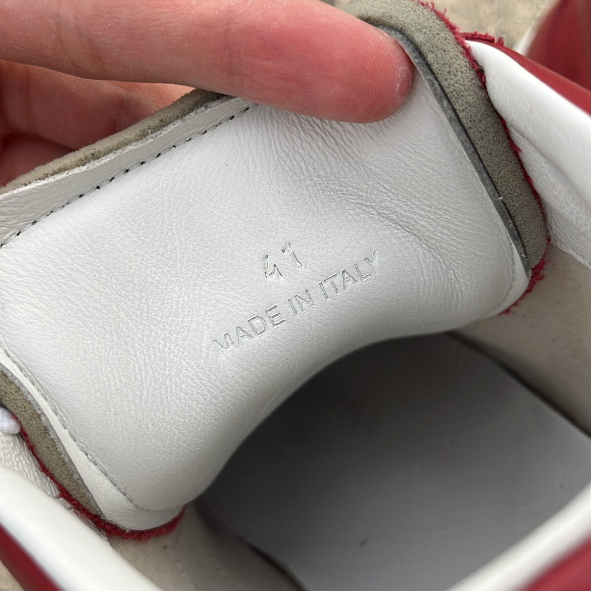 Maison Margiela Ace High-Top Red - EU41 / US8 / UK7