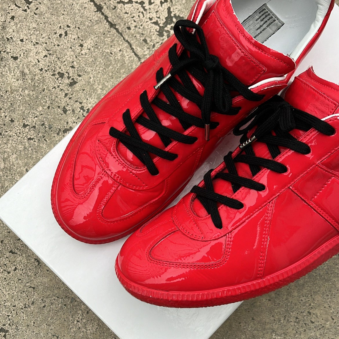 Maison Margiela GAT Red Patent - EU42 / US8.5 / UK7.5