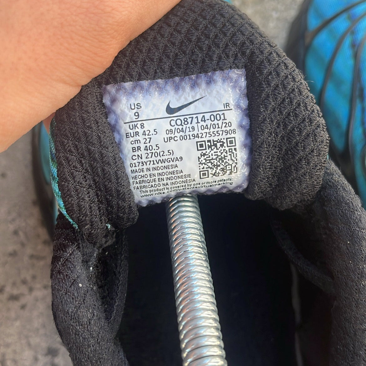 Air Max Skepta Blue - EU42.5 / US9 / UK8