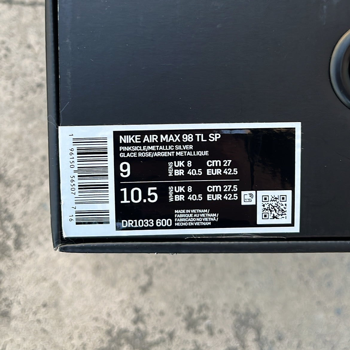 Air Max 98TL Supreme Pink - EU42.5 / US9 / UK8