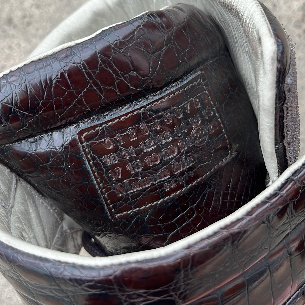 Maison Margiela Future Crocodile Leather - EU45 / US11 / UK10