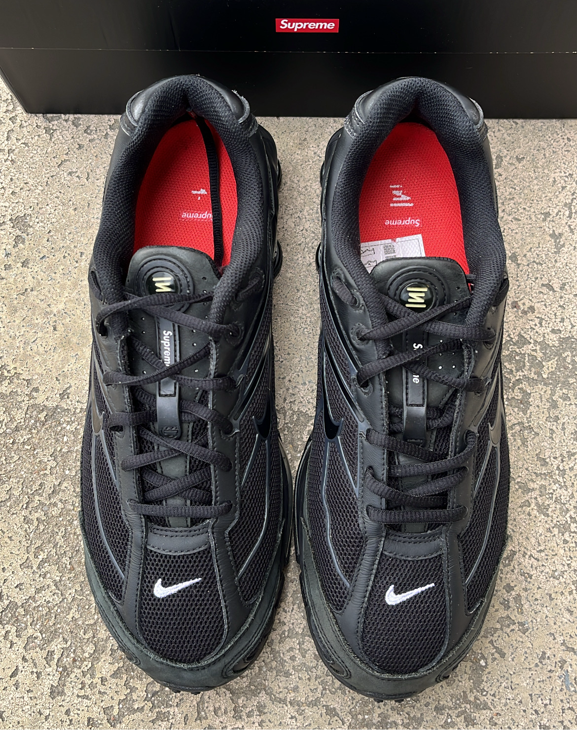 Shox Supreme Black - EU44.5 / US10.5 / UK9.5