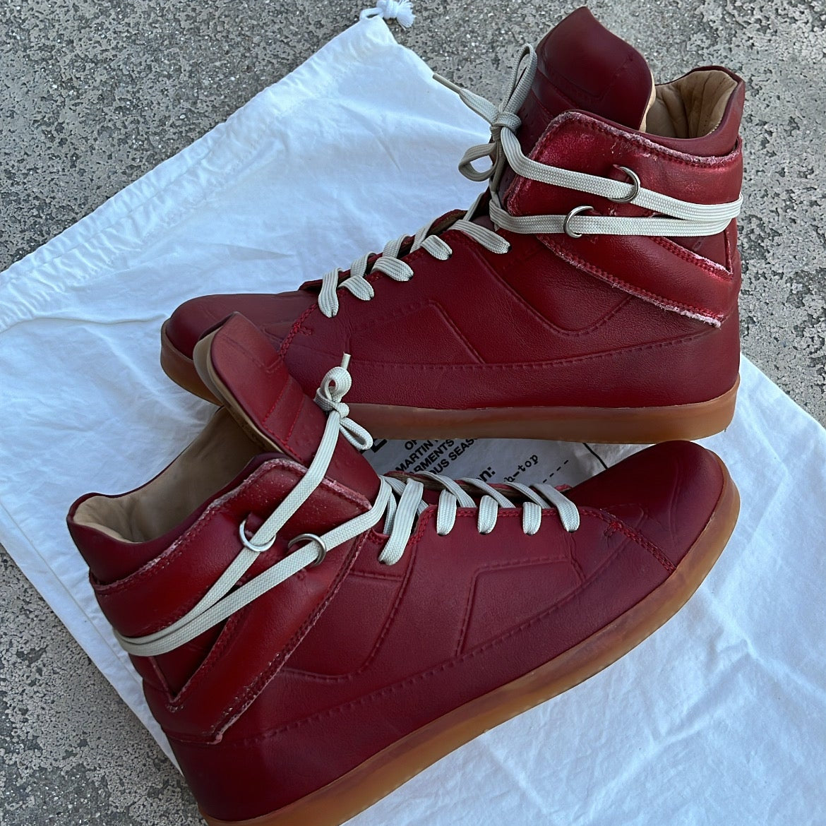 Maison Margiela x H&M High-Top Red - EU44 / US10.5 / UK9.5