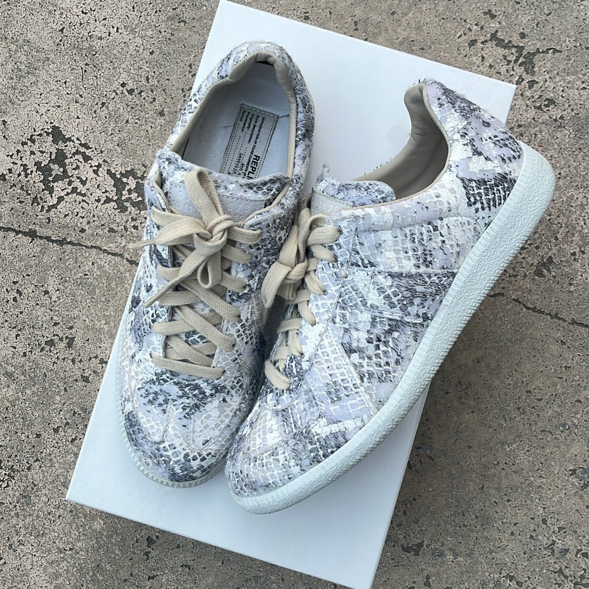 Maison Margiela GAT Snakeskin Python - EU40 / US7 / UK6