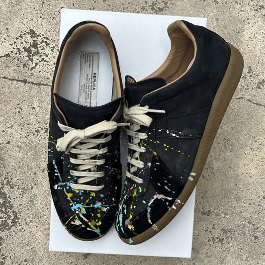 Maison Margiela GAT Paint Splatter Black - EU42.5 / US7 / UK6