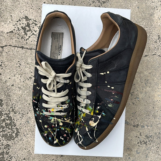 Maison Margiela GAT Paint Splatter Black - EU42 / US8.5 / UK7.5