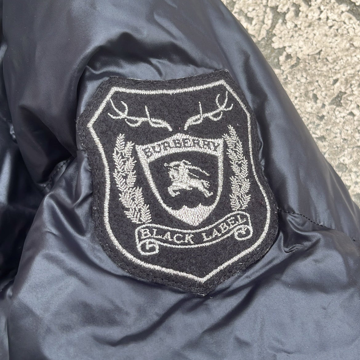 Burberry Black Label Glossy Black Jacket - M - 10th Years Anniversary