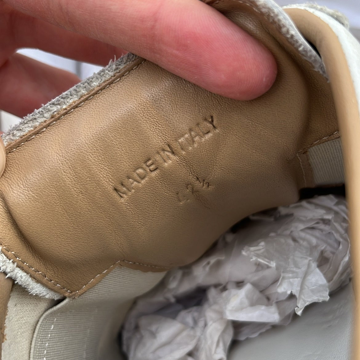 Maison Margiela GAT Paint Splatter White - EU42.5 / US9 / UK8