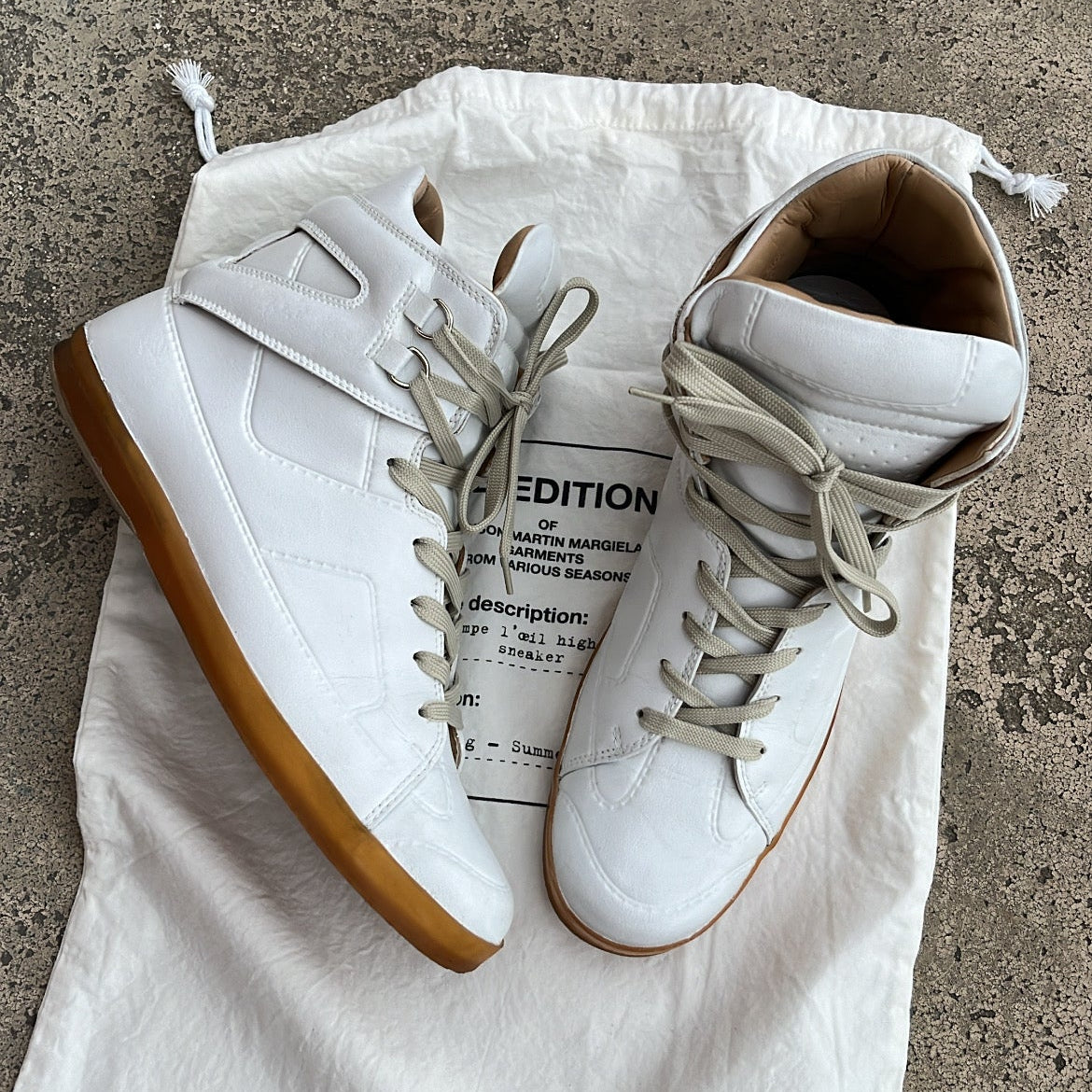 Maison Margiela x H&M High-Top White - EU45 / US11 / UK10