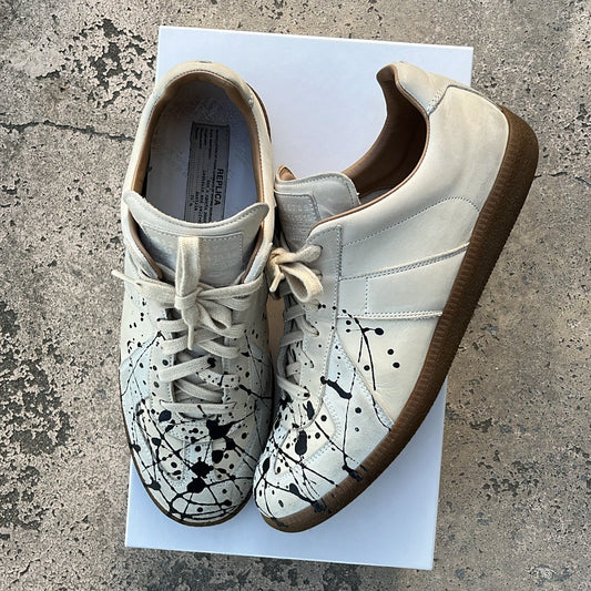 Maison Margiela GAT Paint Splatter Beige - EU42 / US8.5 / UK7.5