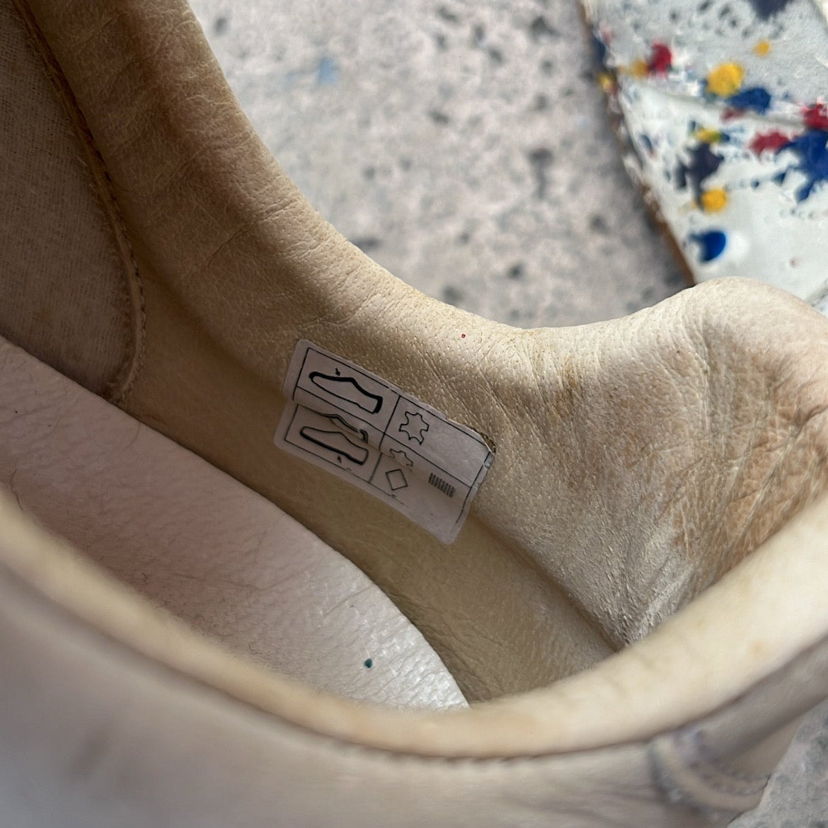 Maison Margiela GAT Paint Splatter White - EU43 / US9.5 / UK8.5