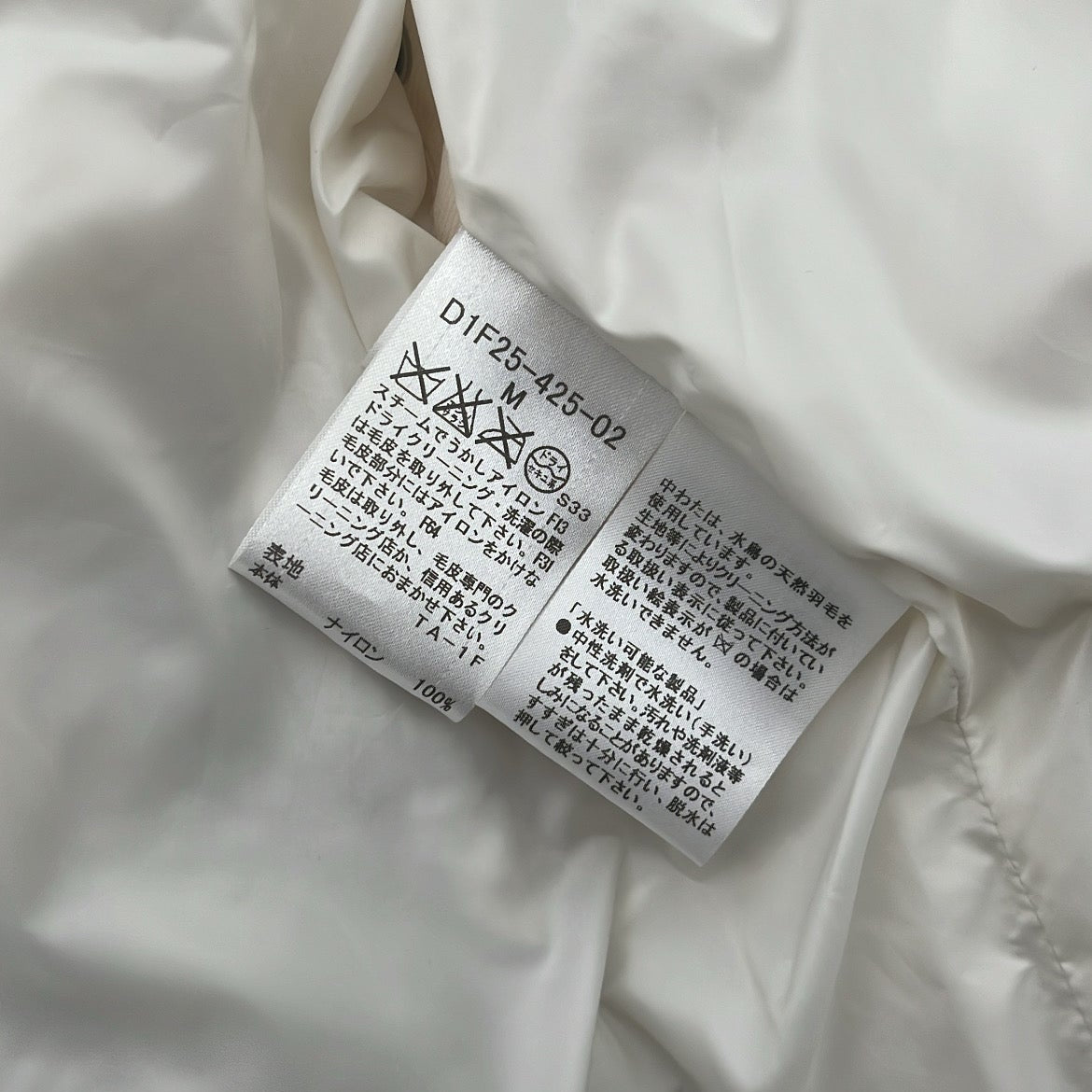 Burberry Black Label Glossy White Jacket - M - Real Silver Fox Fur