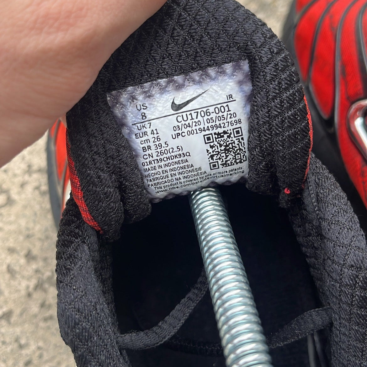 Air Max Skepta Red - EU41 / US8 / UK7