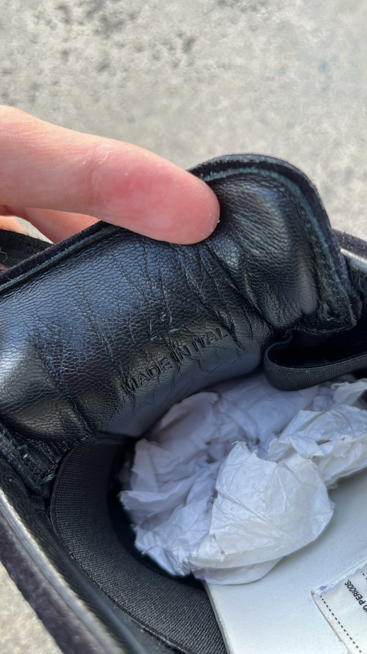 Maison Margiela GAT Swarovski Black Crystal - EU42 / US8.5 / UK7.5