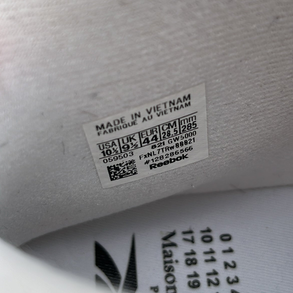 Reebok Maison Margiela White - EU44.5 / US10.5 / UK9.5