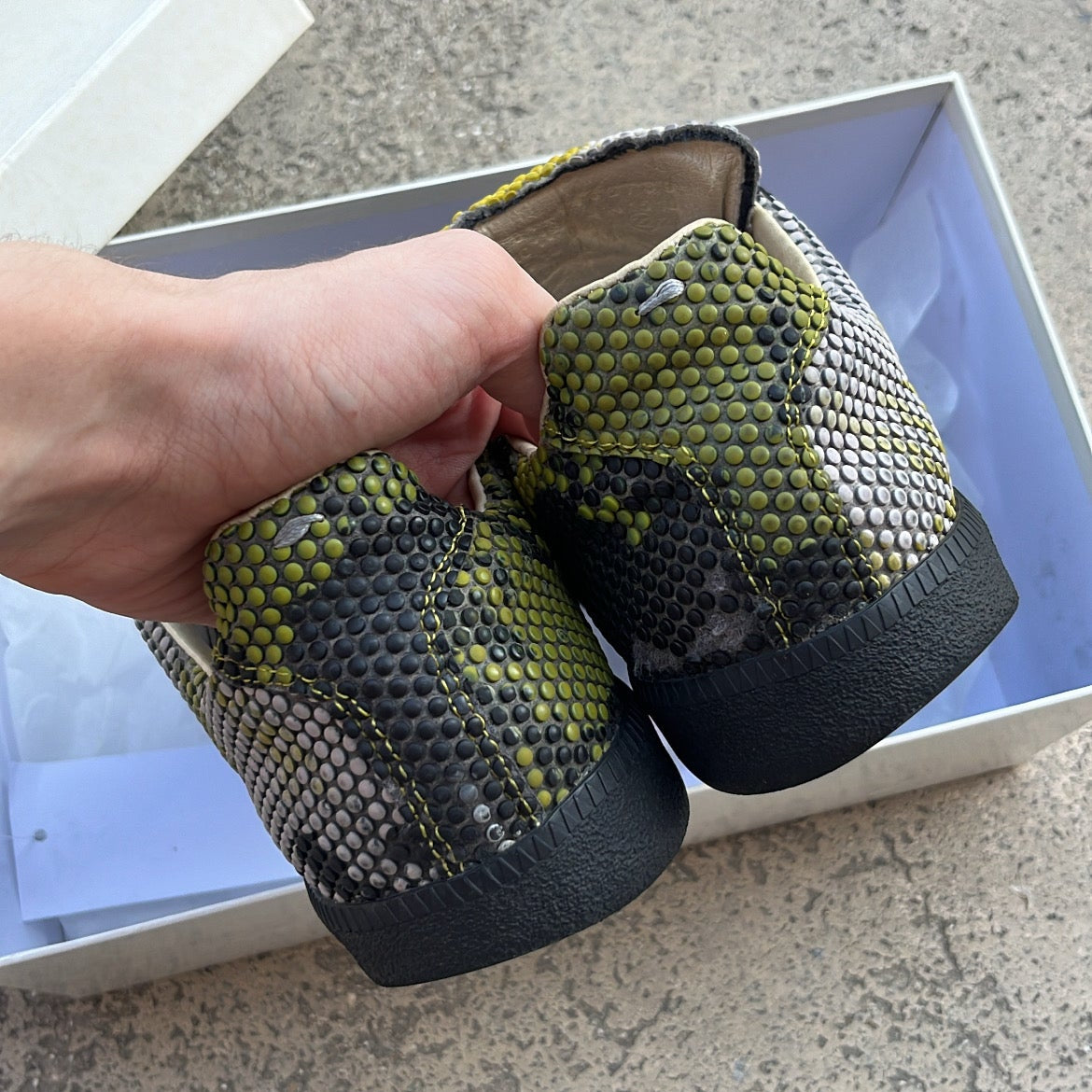 Maison Margiela GAT Polka Dot Python - EU43 / US9.5 / UK8.5