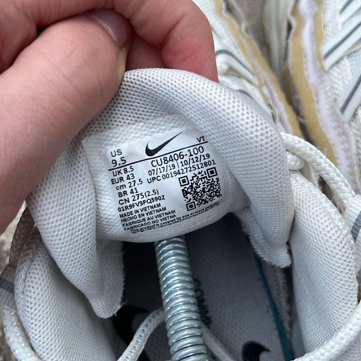 Air Max 95 CDG White - EU43 / US9.5 / UK8.5