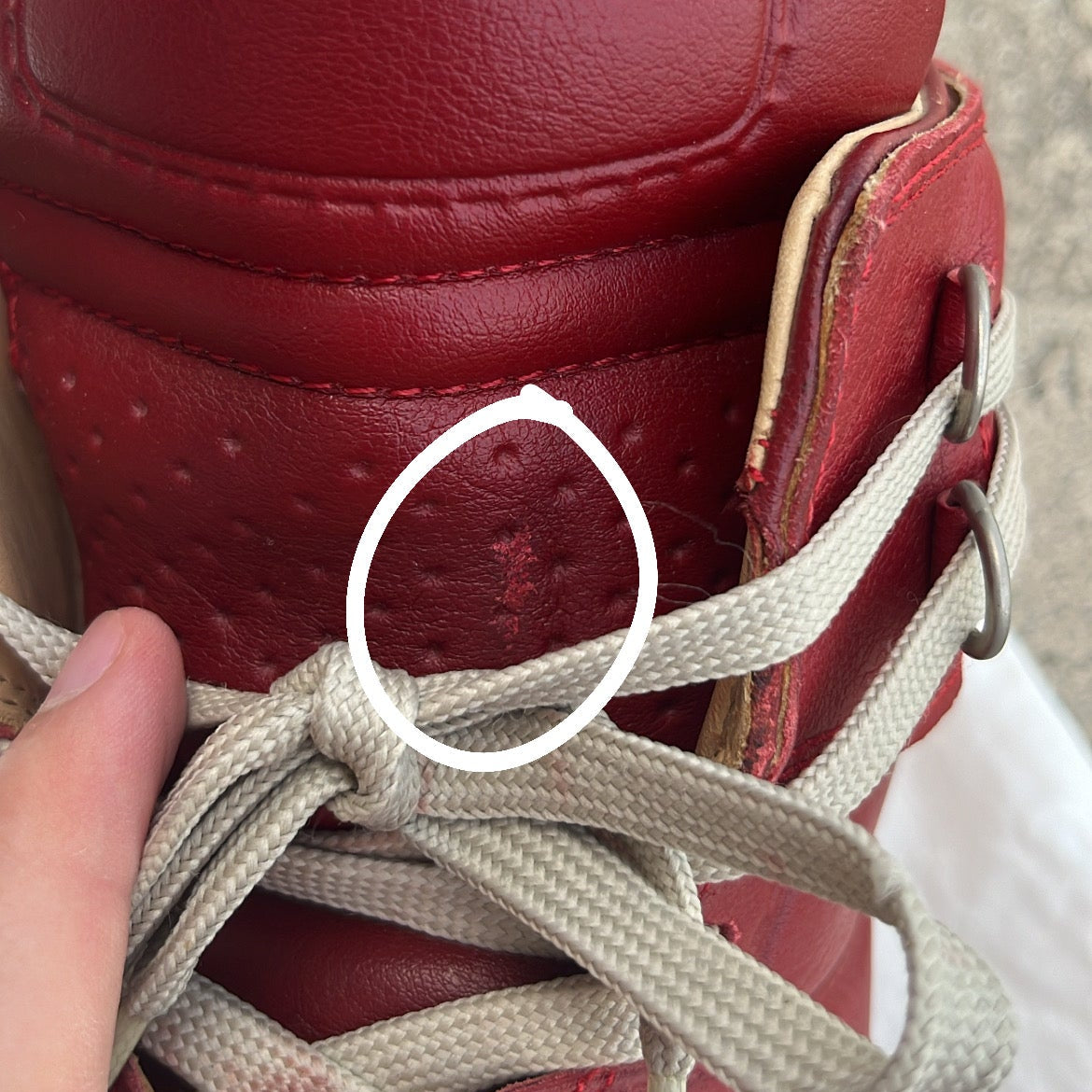Maison Margiela x H&M High-Top Red - EU42 / US8.5 / UK7.5