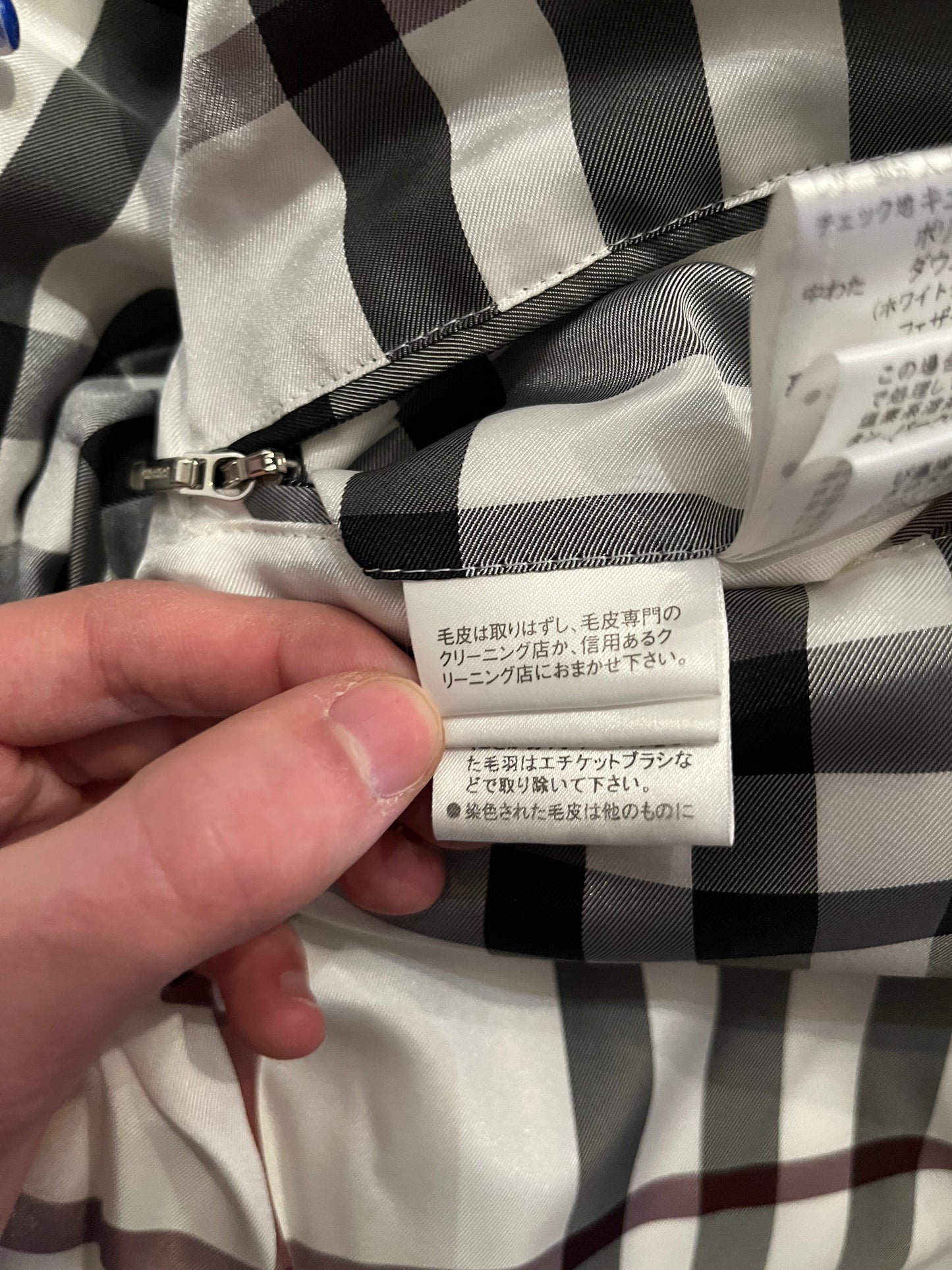 Burberry Black Label Glossy Pink Jacket - M - Real Silver Fox Fur